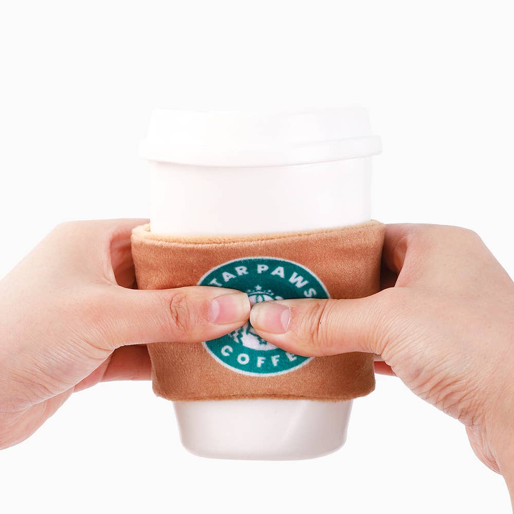 StarPaws Coffee Dog Toy