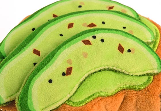 Avocado Toast Dog Toy