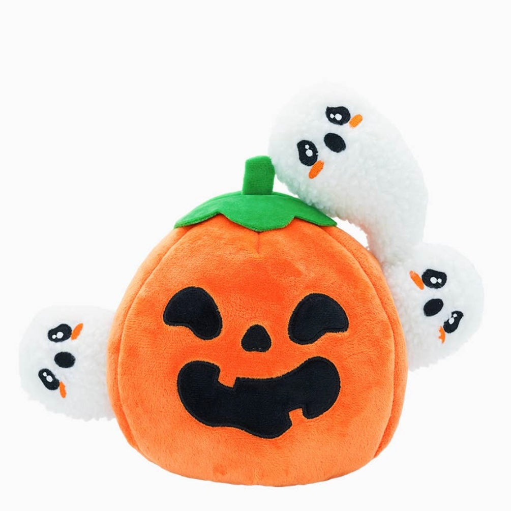 Ghost Pumpkin Burrow Dog Toy